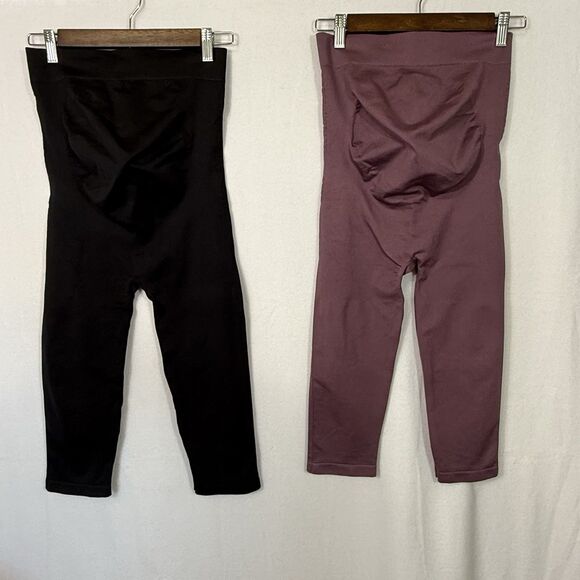 BLANQI Pants - Bundle of 2 Blanqi Maternity Everyday Belly Support Cropped Leggings Size M
